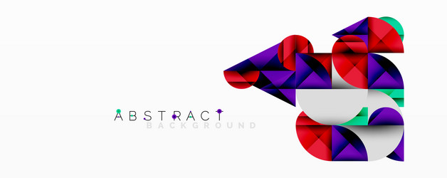 abstract geometric design with intersecting vector image