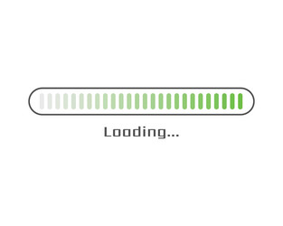 collection loading bar status icon set of loaded vector image