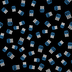 line binary code icon isolated seamless pattern vector image
