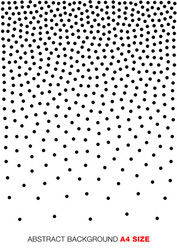 gradient halftone dots background a4 size vector