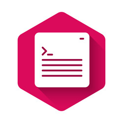 White software web developer programming code vector