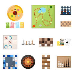 isolated object and sign set concept vector image