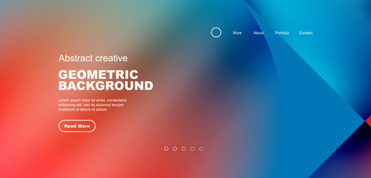 circles round shapes and lines with fluid vector image