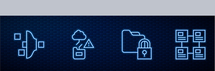 Set line folder and lock filter setting cloud vector