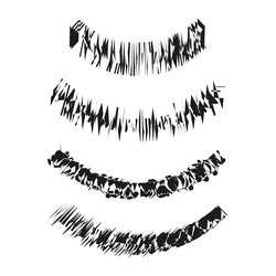 abstract line texture chaotic shape pattern vector image