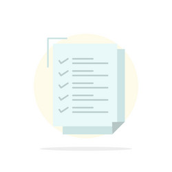 checklist to do list work task notepad abstract vector image