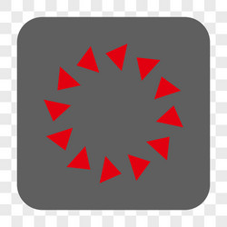 rotate ccw rounded square button vector image