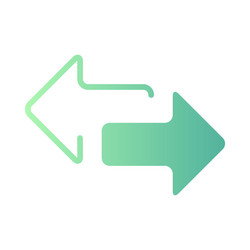 transfer gradient universal icon ui ux element vector image