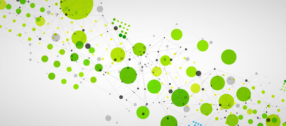 Abstract Circle Network Background vector image