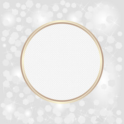 Sparkling White Background with Starry Effect vector image
