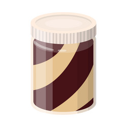 design of can and food symbol set vector image