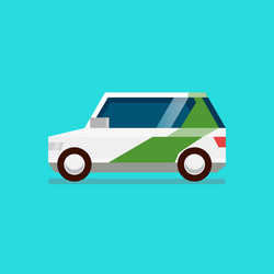 Isometric electric car ev Royalty Free Vector Image