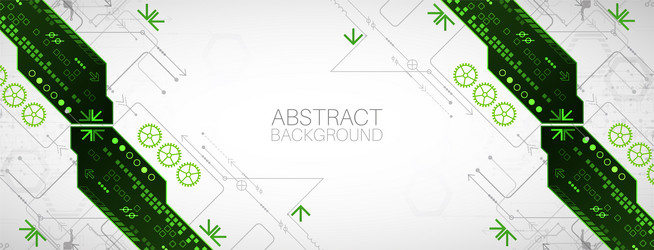 abstract technology concept high computer color vector image
