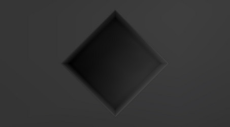 black 3d empty niche shelf box frame background vector image
