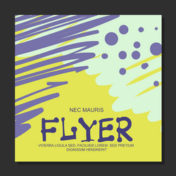 abstract flyer with space for text it can be used vector image