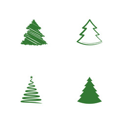 cedar tree icon vector image