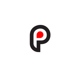 P letter alphabet logo icon design Royalty Free Vector Image