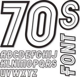 Vintage creative script cool alphabet letters set Vector Image