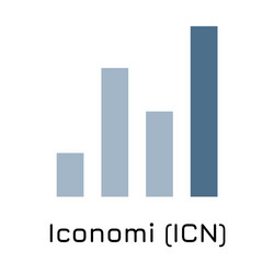 Iconomi icn crypto coin ic vector