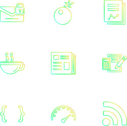document sound multimedia user interface vector image