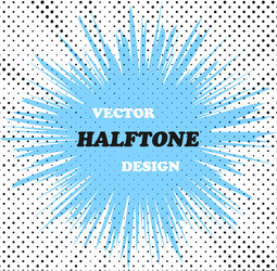 Halftone Dot Pattern Background vector image