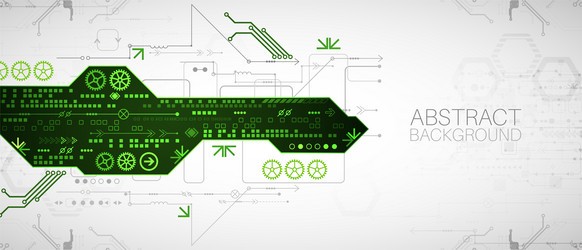 abstract technology concept high computer color vector image