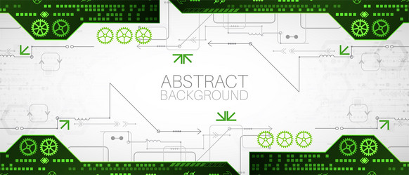 abstract technology concept high computer color vector image