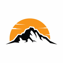 Hill Landscape Logo vector image