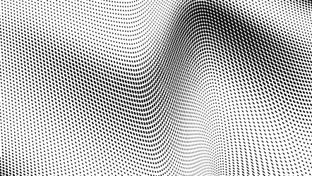 3D Abstract Dotted Halftone Background vector image