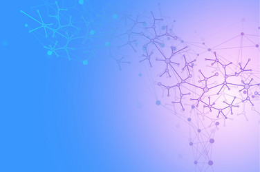 geometric abstract background with connected lines vector image