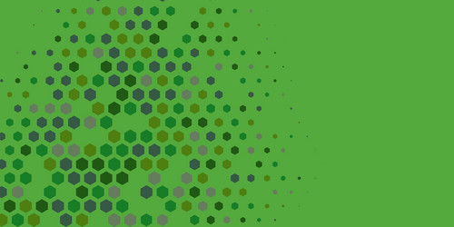 geometric multi size hexagon with color vector image