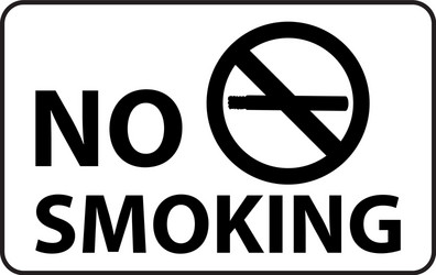 no smoking poster design black stop Vector Image