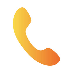 phone gradient universal icon ui ux element sign vector image