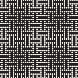 seamless pattern repeating geometric elements vector image