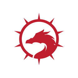 dragon icon Vector Image