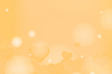 Heart bubble bokeh pattern background vector