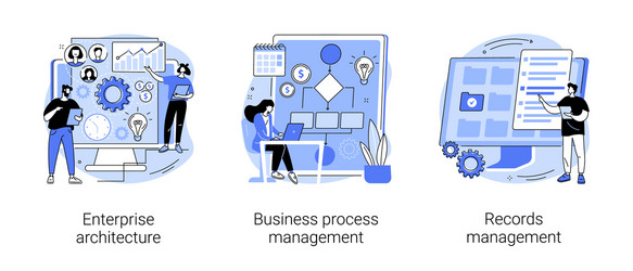 corporate software abstract concept vector