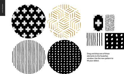 Abstract Geometric Patterns vector image
