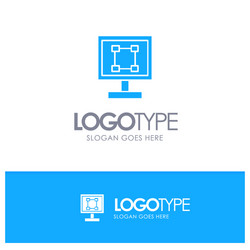 crop graphics design program application blue vector image