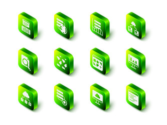 set network cloud connection server data web vector image