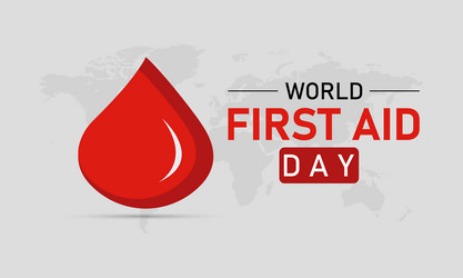 World first aid day Royalty Free Vector Image - VectorStock