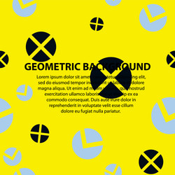 abstract geometric pattern and background vector image
