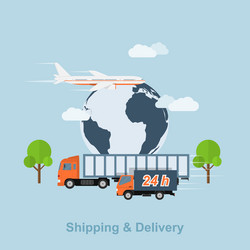 Shipping and delivery vector