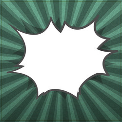Bubbles empty rays realistic black board in format vector