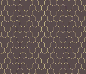 seamless abstract pattern with hexagonal vector image