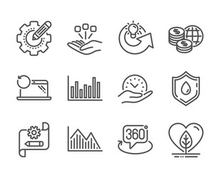 set science icons such as blood donation vector