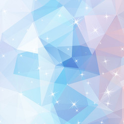 polygonal abstract geometry background with shiny vector image
