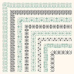 Medieval seamless pattern Royalty Free Vector Image