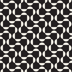 seamless pattern repeating geometric elements vector image