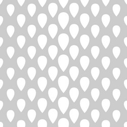 Abstract seamless drop pattern monochrome texture vector